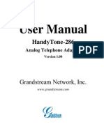 User Manual: Handytone-286