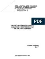 SANDOVAL XIMENA Ca4-7 Ejercicio - de - Teorema - de - Bayes (1) 20 Ejercicios de Probabilidad y 5 de Bayes