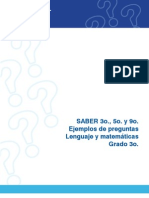 Ejemplo de Preguntas para 3° Icfes