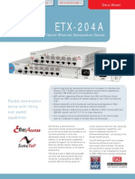 RAD ETX-204A Carrier Ethernet Demarcation Device Data Sheet