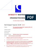 Anybody'S : Maintenance Organisation Manual