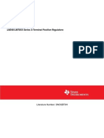 LM340/LM78XX Series 3-Terminal Positive Regulators: Literature Number: SNOSBT0H