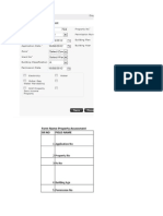 Form Should Be Work Using TAB Also: Form Name-Property Assessment SR No Field Name