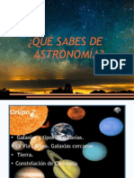 TRABAJO DE CMC ¿Qué Sabes de Astronomía?