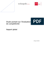 Etude Portant Sur L'évaluation Des Pôles de Compétitivité - Rapport Global - Erdyn:Technopolis:BearingPoint