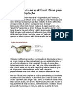 Tudo Sobre Óculos Multifocal