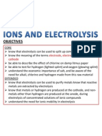 Philsslides Ig Ionsandelectrolysis