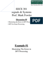 Errors in DFT Processing