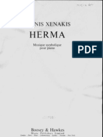 Xenakis - Herma For Piano