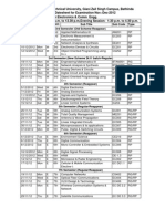 B.tech. ECE Datesheet