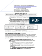 Sample SQA QA Software Quality Assurance Resume