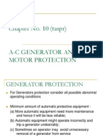 AC Generator and Motor Protection