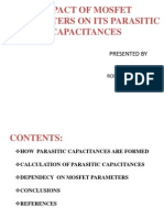 Impact of Mosfet Parameters On Its Parasitic Capacitances: Presented by