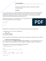 2-Linear Regression and Correlation in R Commander-CV