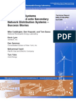 Photovoltaic Systems Interconnected Onto Secondary Network Distribution Systems - Success Stories