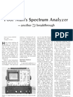 Poor Mans Spectrum Analyzer