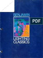 Benjamin Lighting Classics Catalog 1979