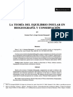 Pozo & Bousquets. La Teoria Del Equilibrio Insular