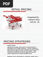 Pricing Strategies635