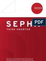 Sepha Corporate Brochure