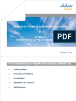 Design of Refractory Lining