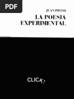 Juan Pinto La Poesia Experimental 1983