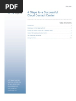 4 Steps To A Successful Cloud Contact Center