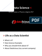 Data Science: Where Does A Physics Degree Fit?