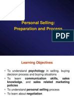 Personal Selling: Preparation and Process