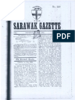 1884 Sarawak Gazette