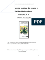 La Construccion Estetica Del Estado y de La Identidad Nacional