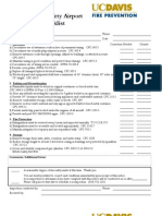 Airport Inspection Checklist