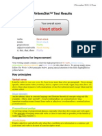 Heart Attack: Writersdiet™ Test Results