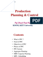 Production Planning & Control: Prof. Biranchi Prasad Panda