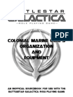 Colonial Marine Corps Organization and Equipment