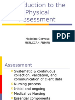 Introduction To Physical Assessment