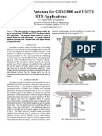 A Broadband Antenna For GSM and UMTS BTS Application