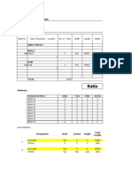 Cutting Lists Footing