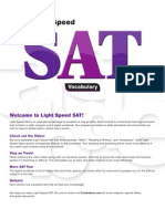 Lightspeed Sat-Vocabulary Booklet