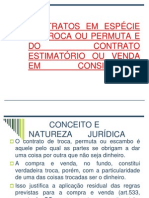 5 Aula-Contratos em Especie-Da Troca e Do Contrato Estimatorio