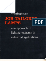 Westinghouse Job Tailored Lamps Brochure 1957