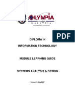 Systems Analysis & Design ML GUIDE