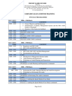 ISO 13485 LAT - Programmes