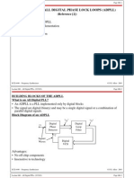 Lecture 080 - All Digital Phase Lock Loops (Adpll) : (Reference (2) ) Outline