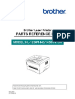 Brother HL-1230, 1440, 1450, 1470n Parts Manual