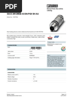 Sacc-M12Msb-5Con-Pg9 SH Au: Order No.: 1507764