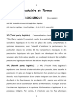 Dictionnaire Logistique