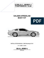 Saleen Speedlab Body Kit Installation Manual - Rev D