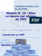 OACI SMS Module #10 - Mise en Œuvre Par Phases Du SMS 2008-11 (PF)