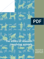 The Ethics of Research Involving Animals - Full Report